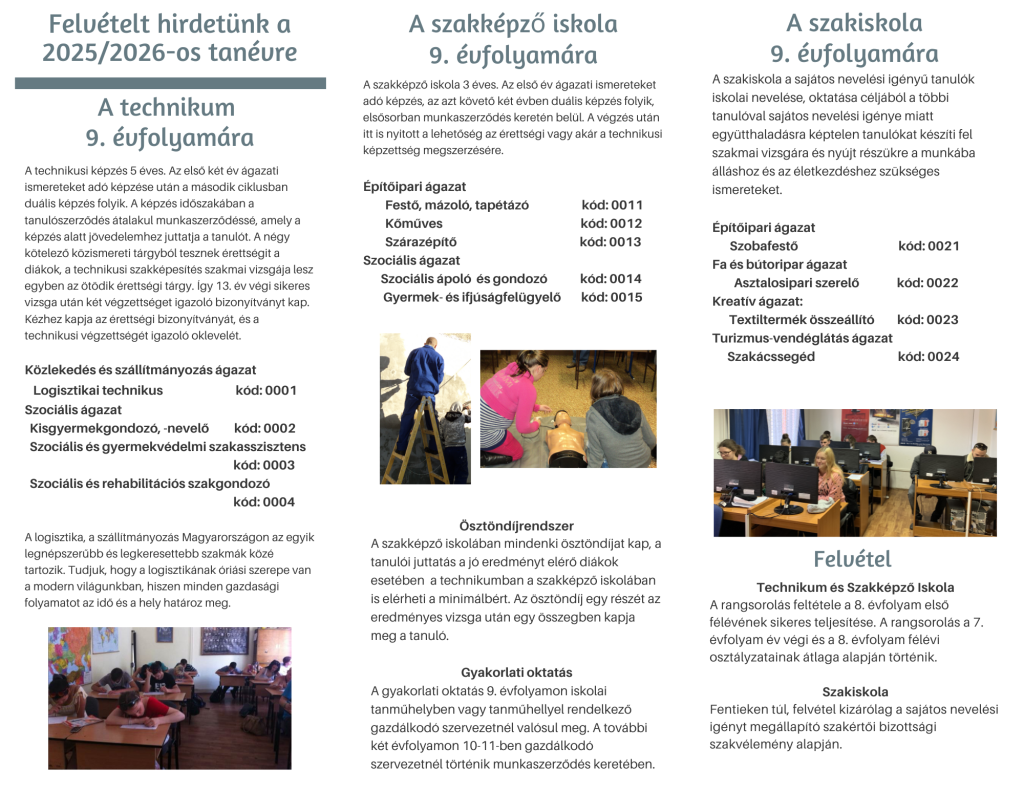 Tájékoztató 2. oldal